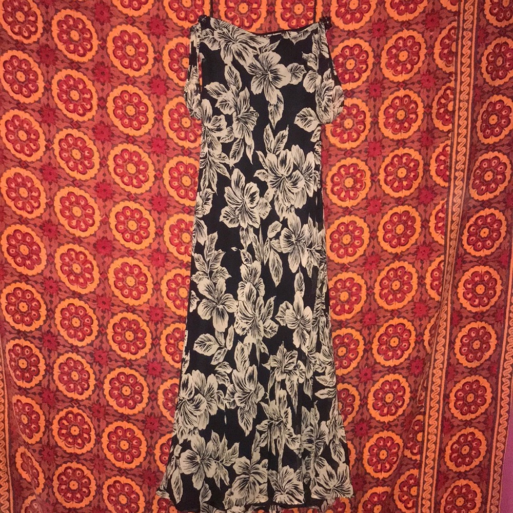 Silk Ralph Lauren Off-shoulder Dress